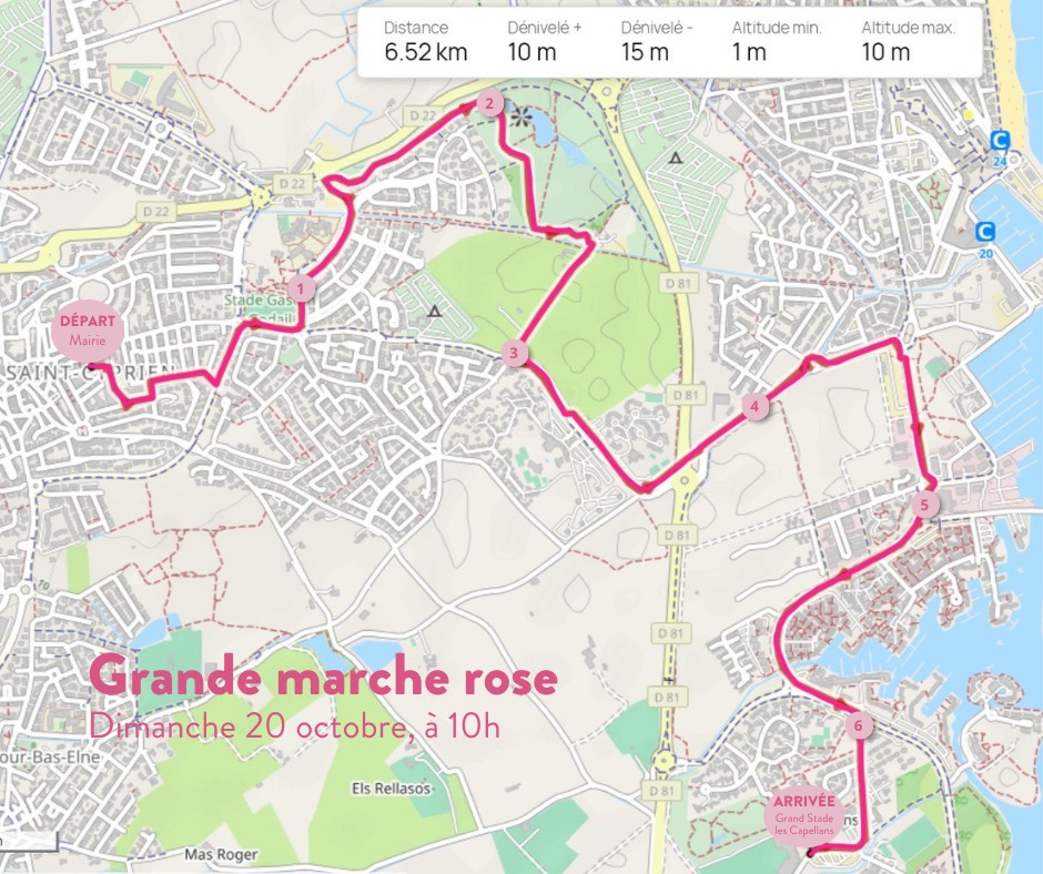 Marche rose saint-cyprien