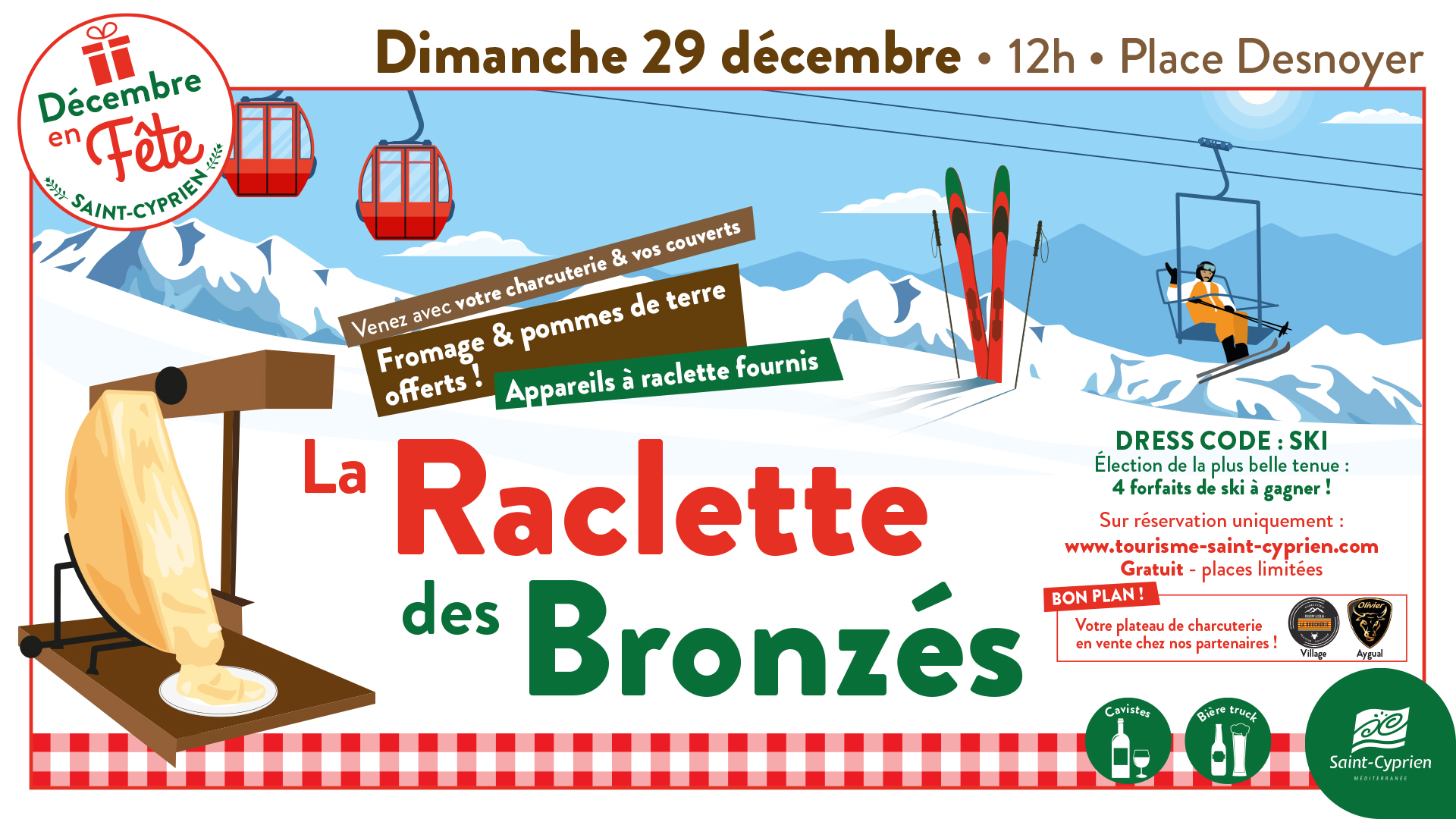 Raclette de Noel Saint-Cyprien