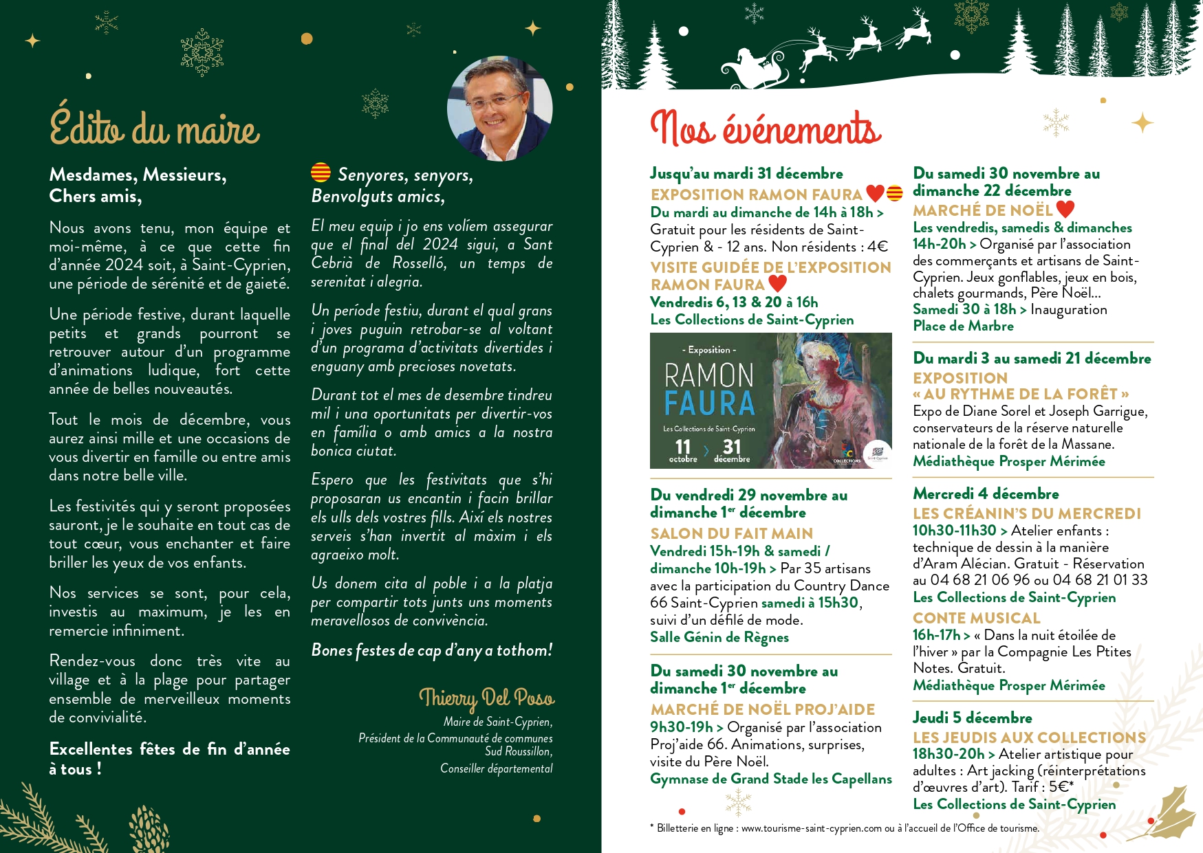 programme de noel st cyprien 2